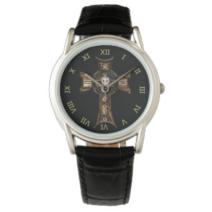 Celtic Kor & Skull (Guld) Armbandsur