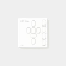 Celtic Kor Tarot Spread (liten, enkel) Post-it Block