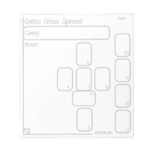 Celtic Kor Tarot Spread (medium, enkel) Anteckning