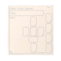 Celtic Kor Tarot Spread (medium, enkelt guld)