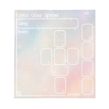 Celtic Kor Tarot Spread (medium, pastel) Antecknin