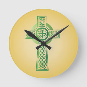 Celtic Kor Wall Clock Rund Klocka