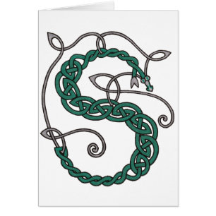Celtic kort för brev S