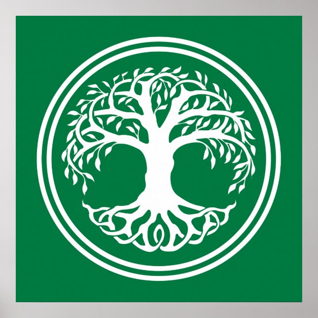 Celtic Livets träd knot Poster (Framsidan)