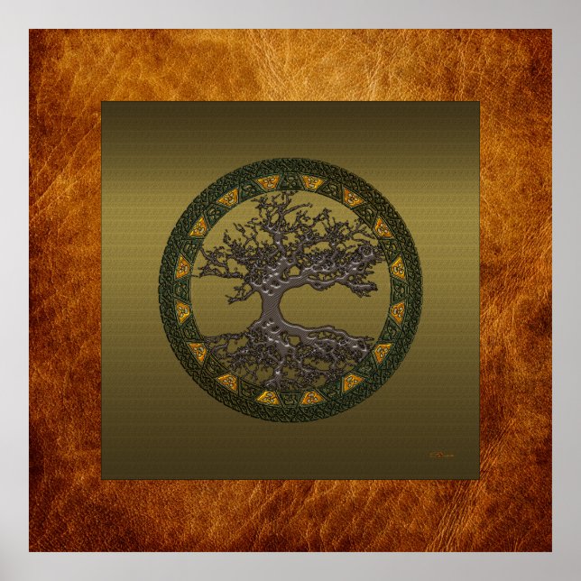 Celtic Livets träd Poster (Framsidan)