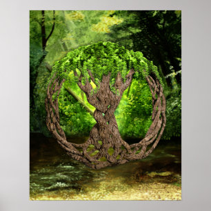 Celtic Livets träd Poster
