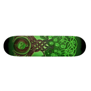 Celtic livets träd skateboard bräda 20,5 cm