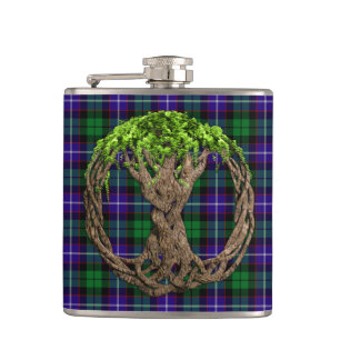 Celtic livets trädklanMitchell Tartan Fickplunta