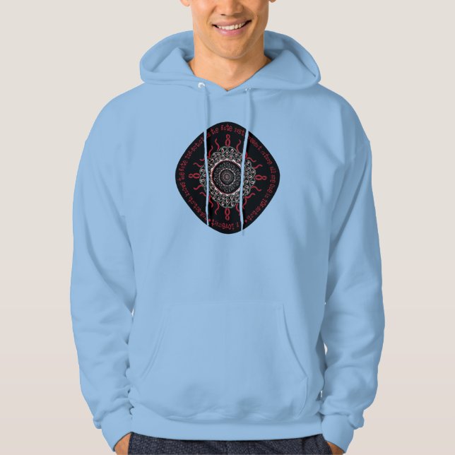 Celtic Lovecraftian Cosmic Monster Gudom Sweatshirt (Framsida)