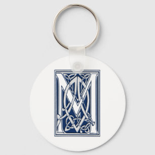 Celtic M Monogram Nyckelring
