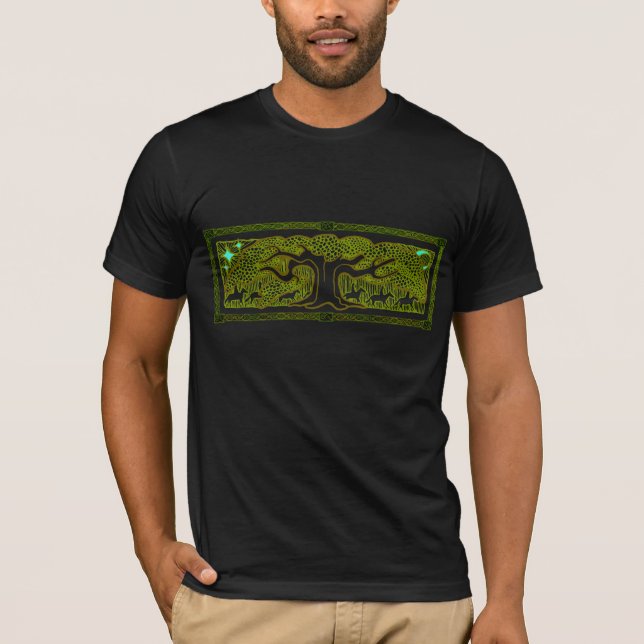 Celtic magi - det underbara träd tee shirt (Framsida)