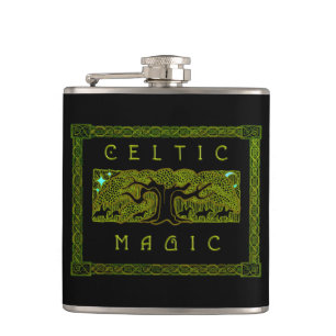 Celtic Magic - den Underbara Träd-kolven Fickplunta