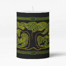 Celtic Magic - Underbara Träd Pillar Candle