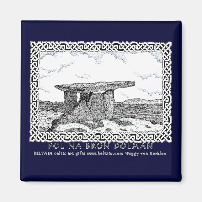 Celtic Magnets Celtic Dolman Design Magnet (Framsidan)