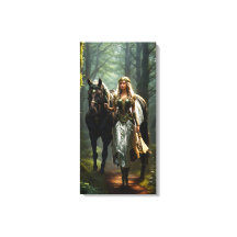 Celtic Maiden and Horse