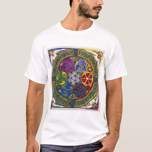 Celtic Mandala 1 - uppståndelse (skjortan) T-shirt (Framsida)