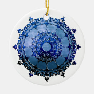 Celtic Mandala Julgransprydnad Keramik
