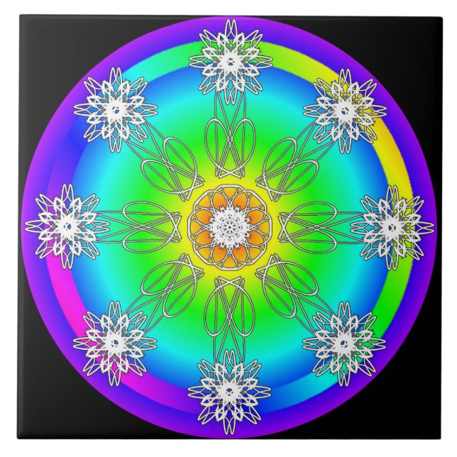 Celtic Mandala Kakelplatta (Framsidan)