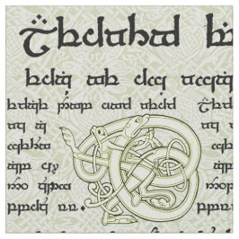 Celtic märkduk i grönt tyg