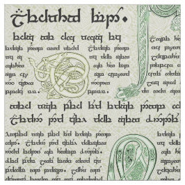 Celtic märkduk i grönt tyg