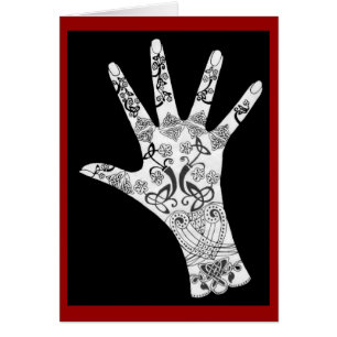 Celtic Mendhi Hälsningskort