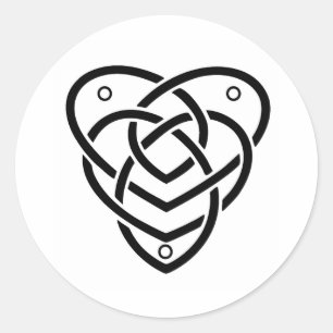 Celtic Moderskap Knot Runt Klistermärke