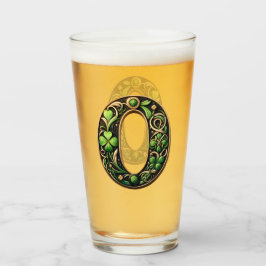 Celtic Monogram Pint Glass Glaskopp