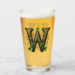 Celtic Monogram Pint Glass Glaskopp
