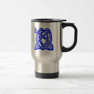 Celtic mörk för fnurra 6 - blått resemugg