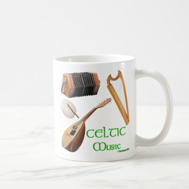 CELTIC musik, CELTIC musik Kaffemugg (Höger)