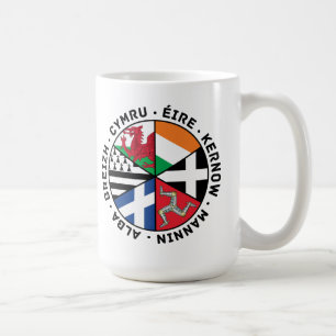 Celtic nationflaggor kaffemugg