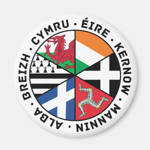 Celtic nationflaggor magnet