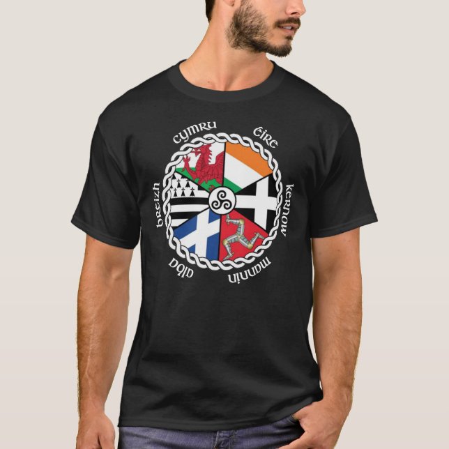 Celtic Nations Flags Essential T-Shirt (Framsida)