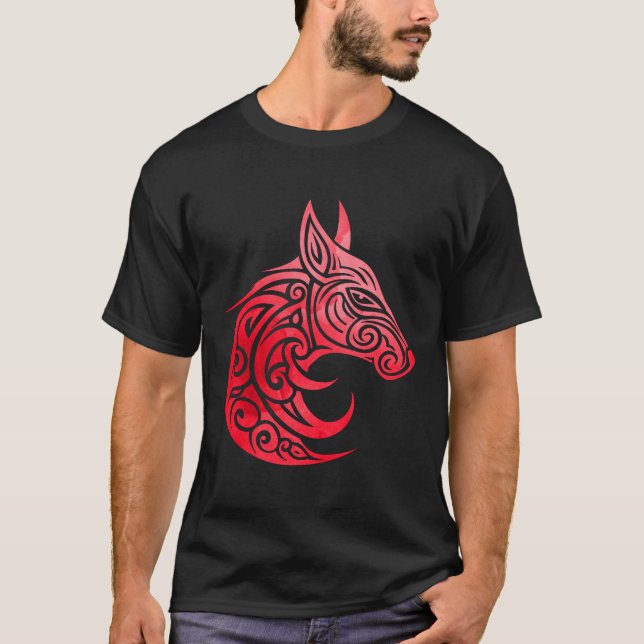 Celtic Nordic Fox T Shirt (Framsida)