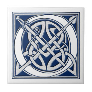 Celtic O Monogram Kakelplatta