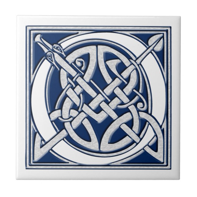 Celtic O Monogram Kakelplatta (Framsidan)