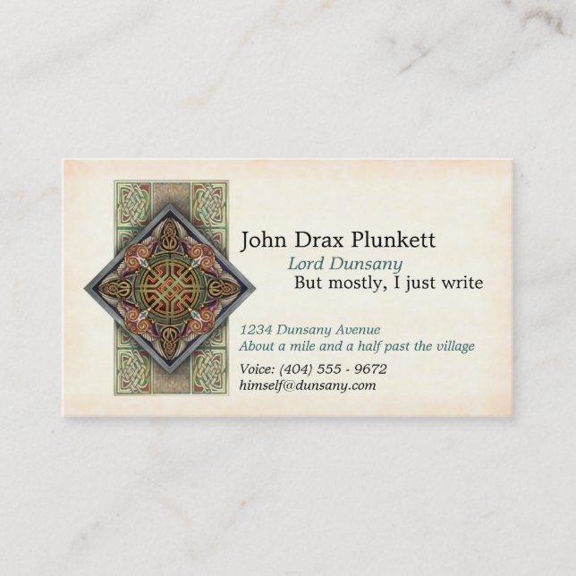 Celtic örnvisitkortar visitkort (Framsida)