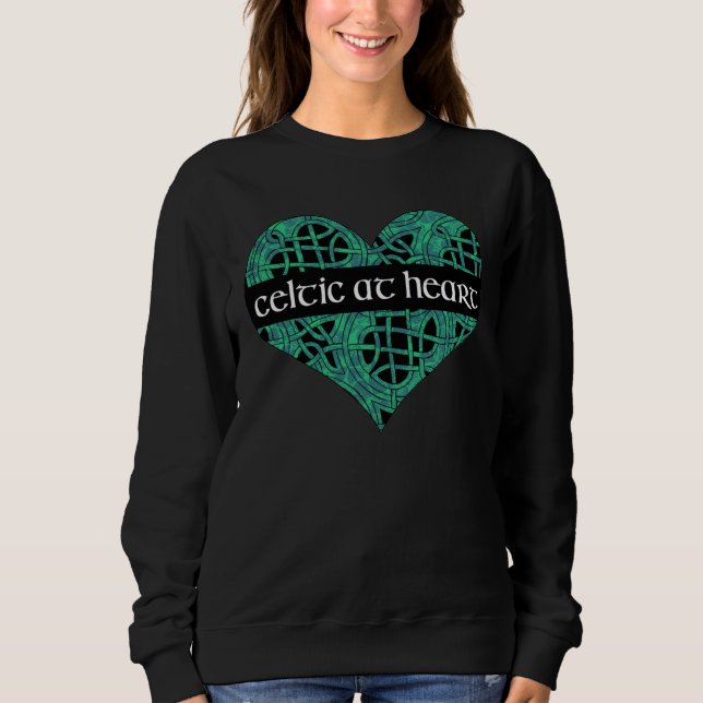 Celtic på hjärtatröjan t shirt (Framsida)