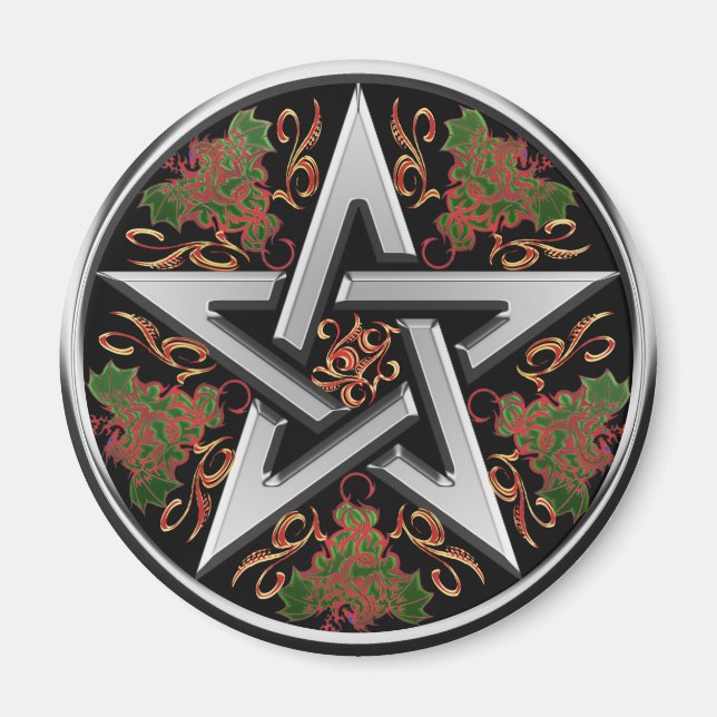 Celtic Pentagram Magnet (Framsidan)