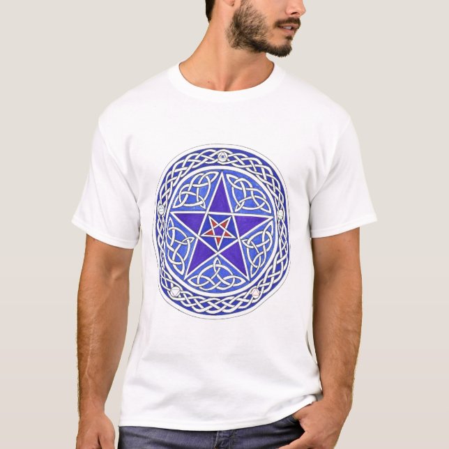 celtic pentagram t-shirt (Framsida)