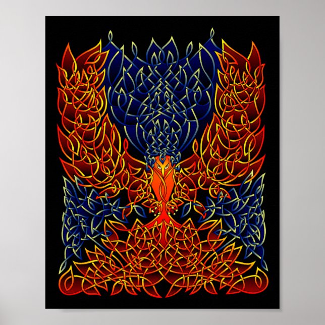 Celtic Phoenix Poster (Framsidan)