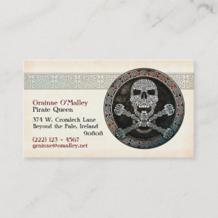 Celtic piratvisitkortar visitkort