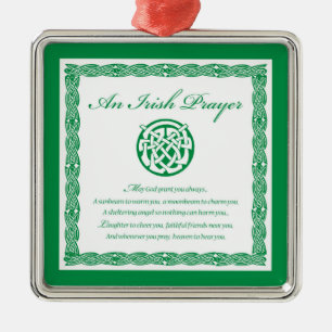 Celtic Prayer St. Patrick's Day Julgransprydnad Metall