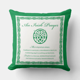 Celtic Prayer St. Patrick's Day Kudde