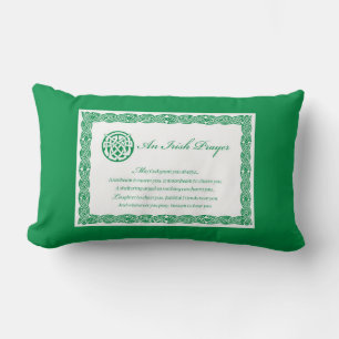 Celtic Prayer St. Patrick's Day Lumbarkudde