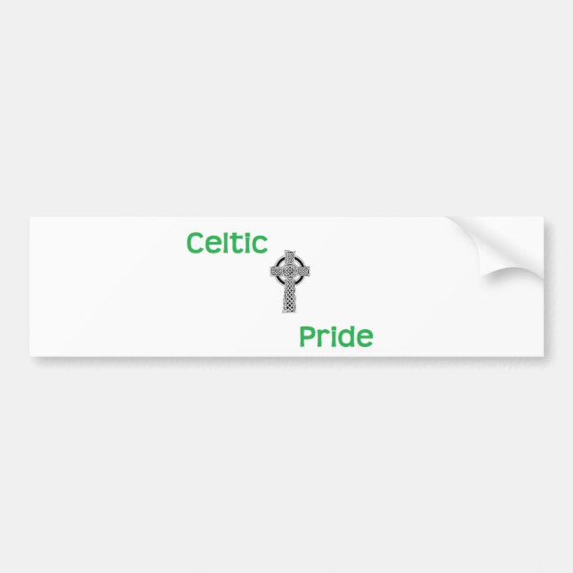 Celtic Pride Bumper Sticker Bildekal (Framsidan)