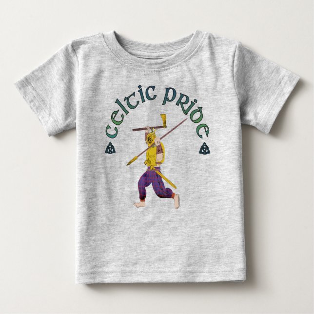Celtic Pride Shirt Celtic Warrior  T (Framsida)