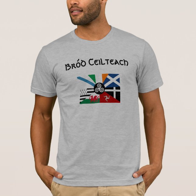 Celtic prideflagga av nationer tee shirt (Framsida)
