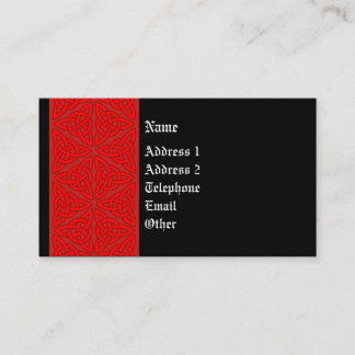 Celtic profilerar det röda kortet - visitkort