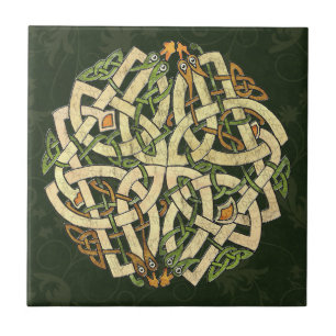Celtic prydnad kakelplatta
